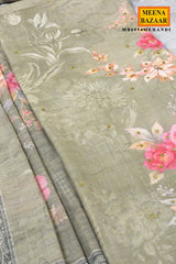 Mehandi Floral Printed Suit Set