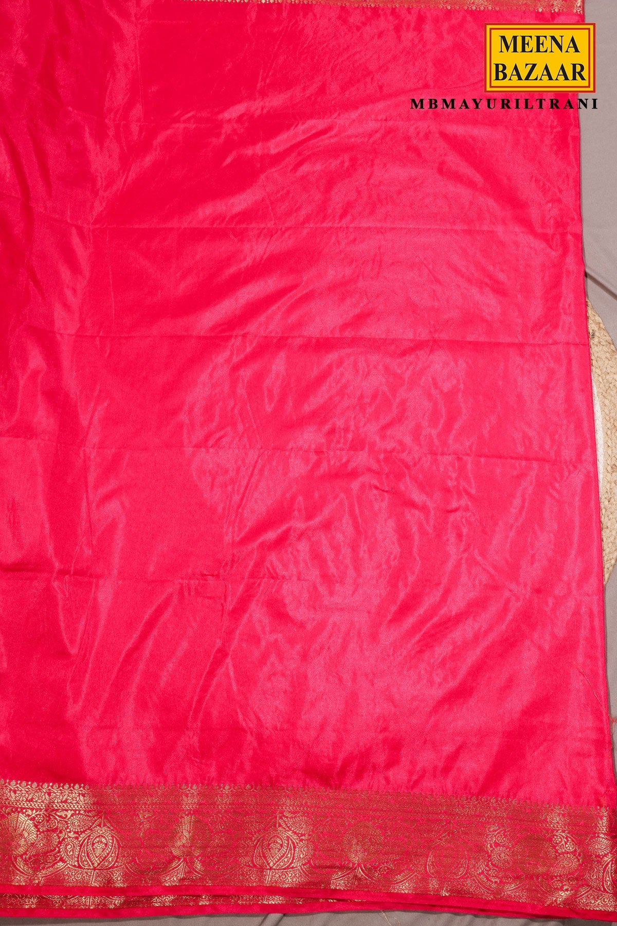 Rani Silk Saree with Signature Woven Elegance