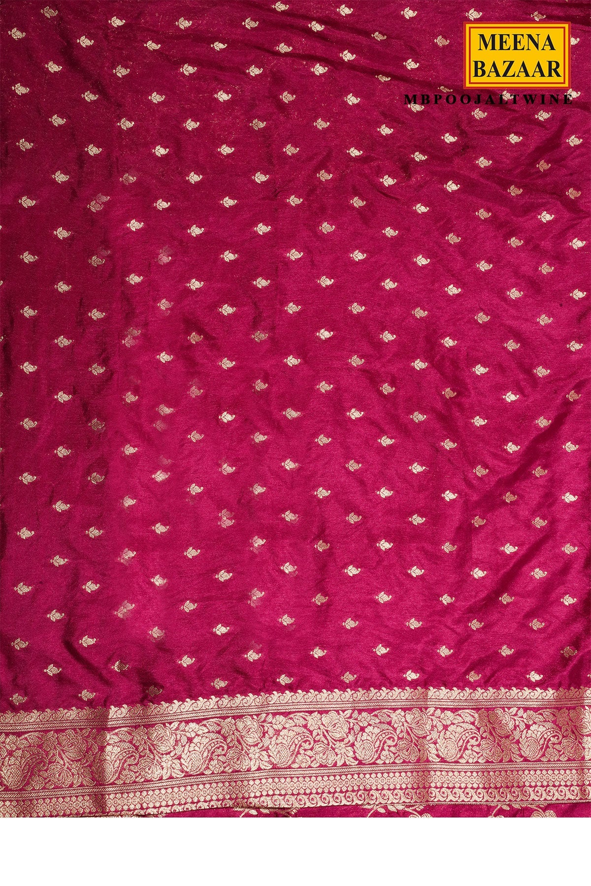 Wine Jal Woven Silk Saree
