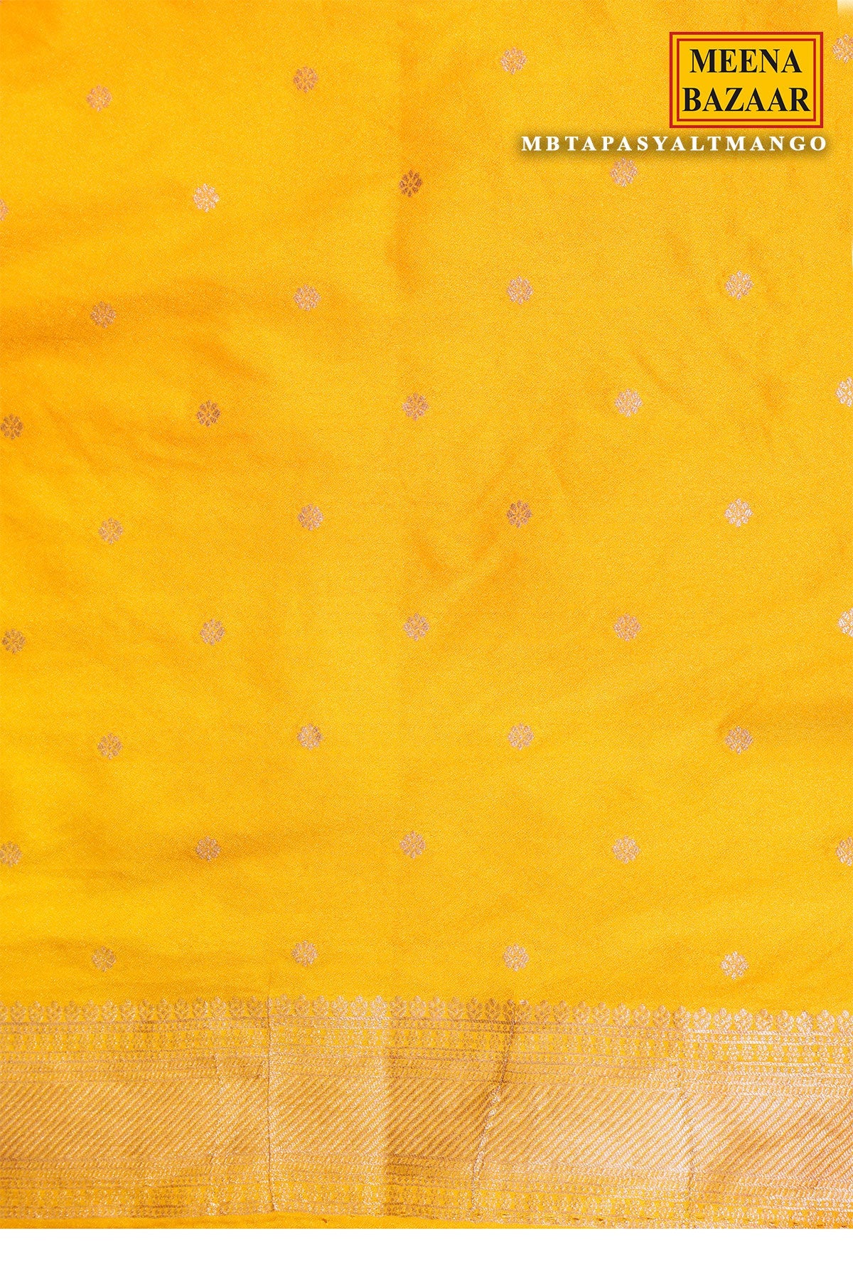 Tapasya Mango Silk Weaving Saree