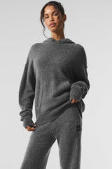 Wool聽Cashmere New Class Hoodie - Platinum Grey