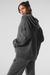 Wool聽Cashmere New Class Hoodie - Platinum Grey